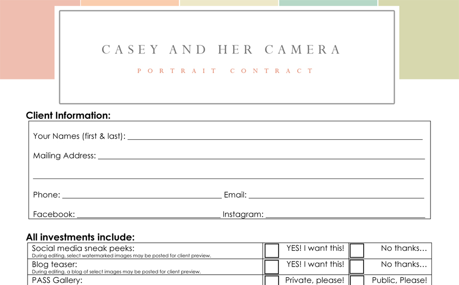 Indianapolis Family Photographer | Photography Contracts | casey and her camera