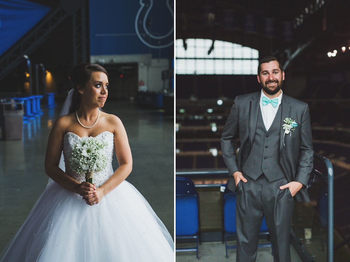 Indianapolis Wedding Photographers | Lucas Oil Stadium Wedding | casey and her camera