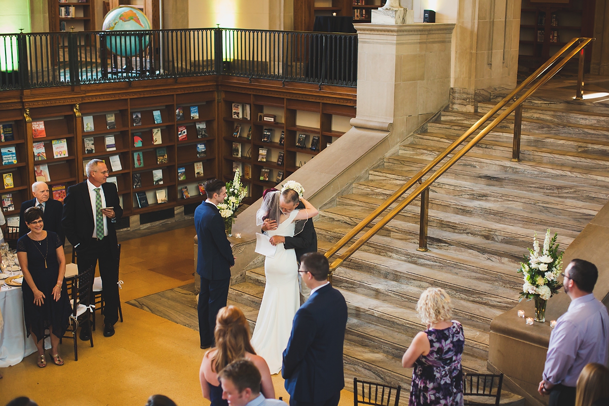 Indianapolis Elopement Photography | A Central Library Vow Renewal | casey and her camera