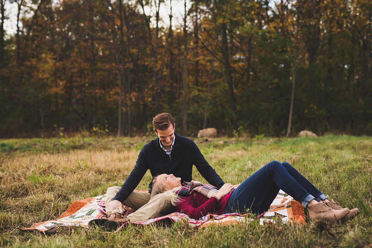 Plymouth Orchards Engagement Session | Detroit Wedding Photography | casey and her camera