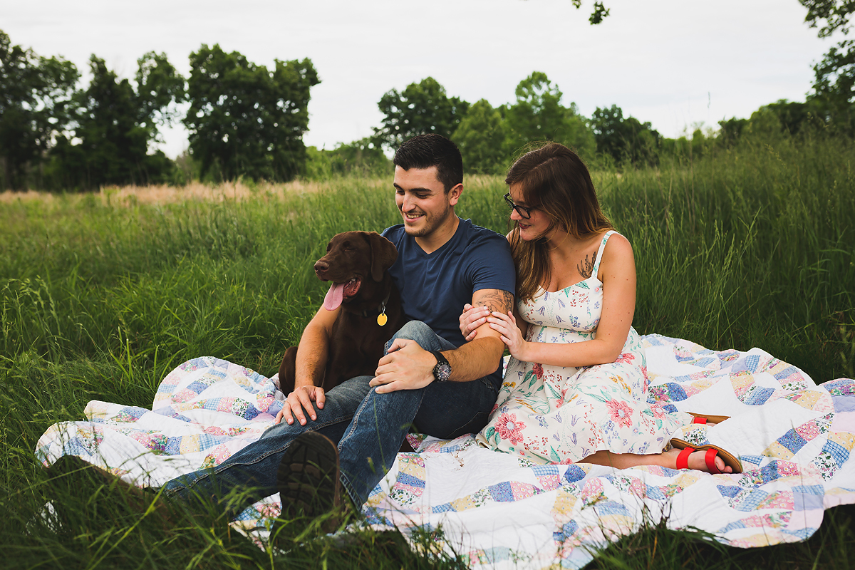 Smoke Bomb Gender Reveal | Indianapolis Maternity Photographer | casey and her camera