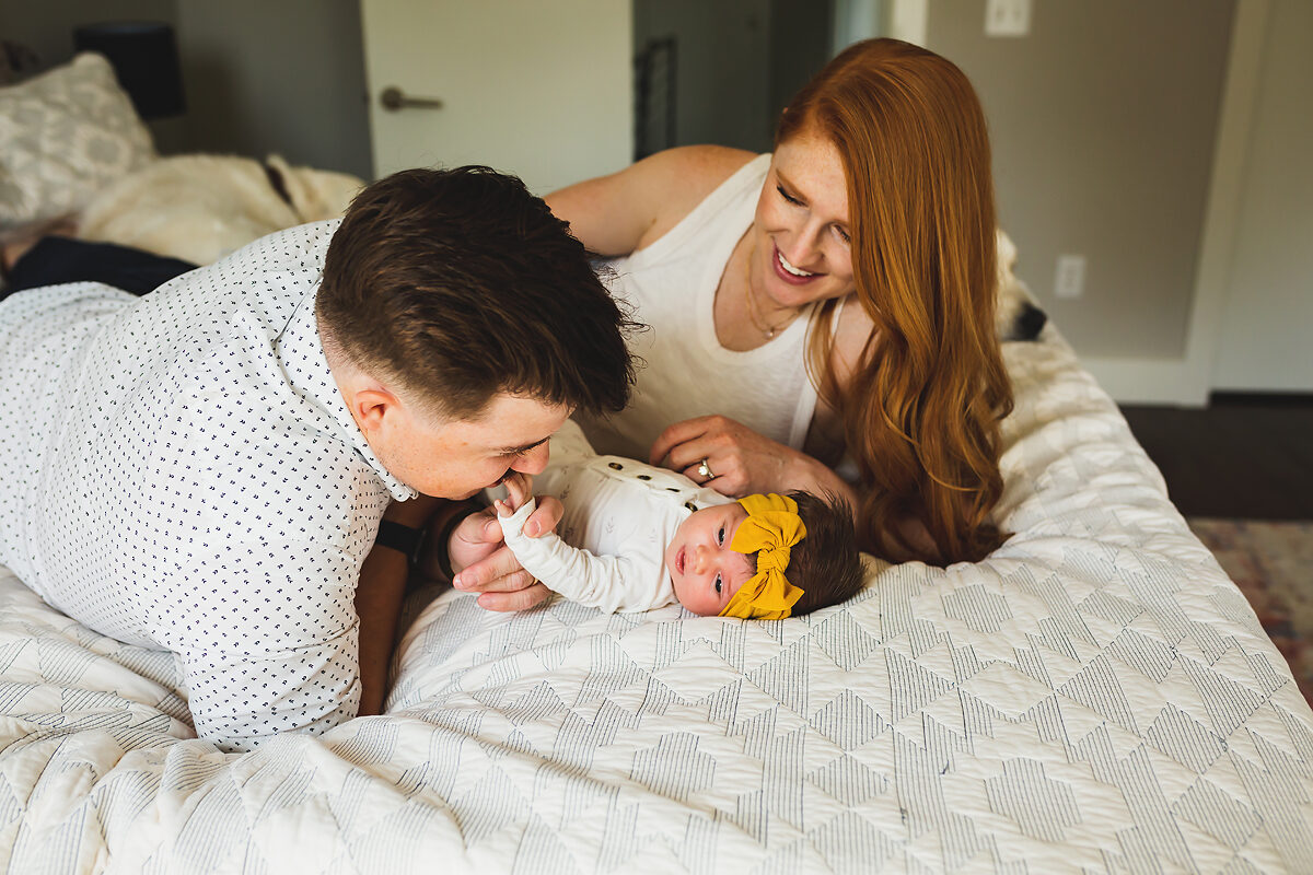 Newborn Session at Home | Newborn Lifestyle Photography | casey and her camer