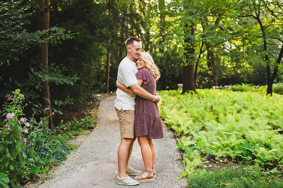 Summertime Newfields Engagement Session | Indianapolis Wedding Photographers | casey and her camera