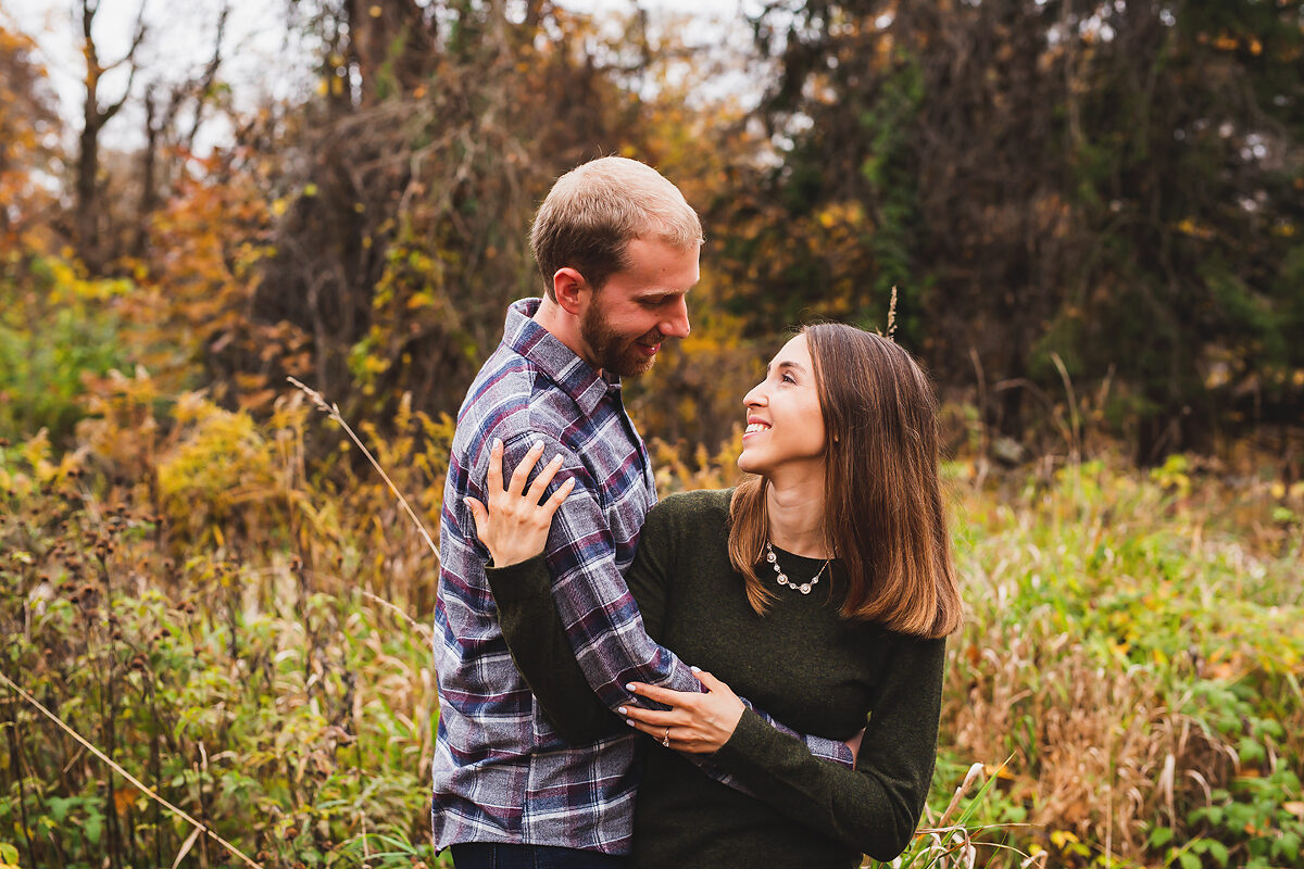 A Rainy Fall Engagement Session | Indianapolis Wedding Photographers | casey and her camera