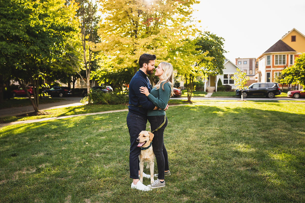 Fall Creek Place Engagement Session | Downtown Indianapolis Engagement Session | casey and her camera